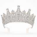 Baroque Rhinestone Bridal Tiara Crown