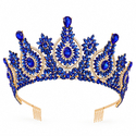 Baroque Rhinestone Bridal Tiara Crown