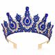 Baroque Rhinestone Bridal Tiara Crown