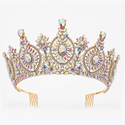 Baroque Rhinestone Bridal Tiara Crown