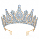 Baroque Rhinestone Bridal Tiara Crown
