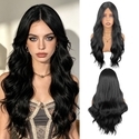 Long Curly Middle Part Wig