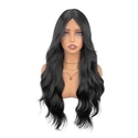 Long Curly Middle Part Wig