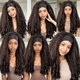 Ice Silk Long Curly Headband Wig