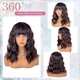 Short Curly Bob Synthetic Wig With Bangs