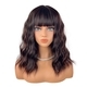 Short Curly Bob Synthetic Wig With Bangs