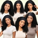 Ice Silk Afro Curly Wig Headband