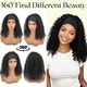 Ice Silk Afro Curly Wig Headband