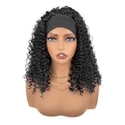 Ice Silk Afro Curly Wig Headband
