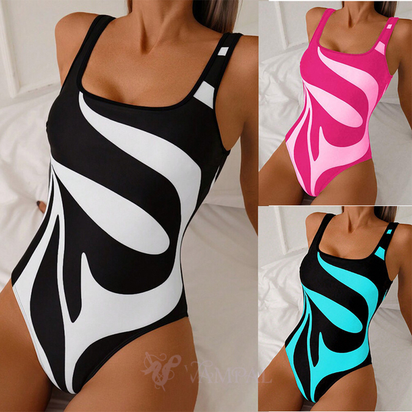 Women's One-Piece Swimsuit European American Style