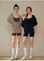 Lazy-Style Yoga Cover-Up Bodysuit For Gym And Outdoor Training