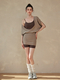 Lazy-Style Yoga Cover-Up Bodysuit For Gym And Outdoor Training