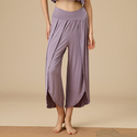 Bamboo Fiber Loose Yoga Pants Breathable Lightweight