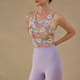 Racerback Yoga Tank Top With Built-In Cups