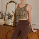 Racerback Yoga Tank Top With Built-In Cups
