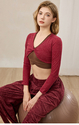 Red Slouchy Yoga Pants Lantern Drapey Meditation Sports Pants