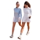 Long-Sleeve Pleated Tennis Golf Dress Set