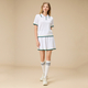 Color-Block Tennis Golf Skirt Two-Piece Set