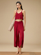 Women's Bamboo Fiber Two-Piece Set Loose Wide-Leg Pants