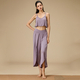 Women's Bamboo Fiber Two-Piece Set Loose Wide-Leg Pants
