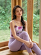 Premium Print Yoga Tank Top With Headband