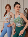 Women's Open Back Yoga Tank Top With Built-In Bra