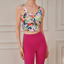 Women's Open Back Yoga Tank Top With Built-In Bra