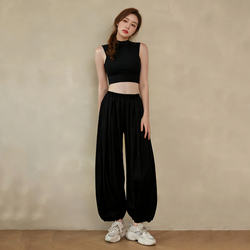 Black Tank Top + Black