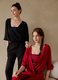 Linen Cotton Loose Fit Mid-Sleeve Yoga Top For Women