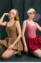 Women's Flowy Tennis Skirt With Built-In Shorts