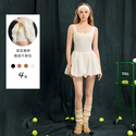Women's Flowy Tennis Skirt With Built-In Shorts