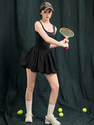 Women's Flowy Tennis Skirt With Built-In Shorts