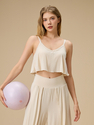 Bamboo Fiber Padded Tank Top Yoga Sports Bra