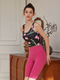 Printed Yoga Tank Top With Fixed Cups