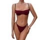 Spicy Pure Desire Rayon T-Back Low-Waist Lingerie Set