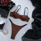 Spicy Pure Desire Rayon T-Back Low-Waist Lingerie Set