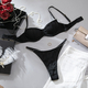 Spicy Pure Desire Rayon T-Back Low-Waist Lingerie Set