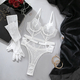 Sheer Lace Cutout Bodysuit Shapewear