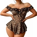 Off-Shoulder Lingerie Sleepwear For Women