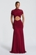 Ruched Cutout Slim Fit High Waist Maxi Dress
