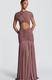 Ruched Cutout Slim Fit High Waist Maxi Dress