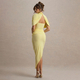 Elegant Slim-Fit Ruched Backless Bodycon Long Dress