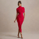 Elegant Slim-Fit Ruched Backless Bodycon Long Dress
