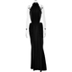 Elegant Open Back Fishtail Evening Gown