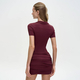Slim-Fit Polo Collar Bodysuit