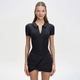 Slim-Fit Polo Collar Bodysuit
