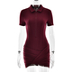 Slim-Fit Polo Collar Bodysuit