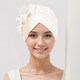 Women's Floral Pearl Accent Beanie Chemo Hat