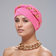 Solid Color Sequin Braided Head Wrap Hat