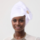 Multi-Layer Beaded Bow Ethnic Hat
